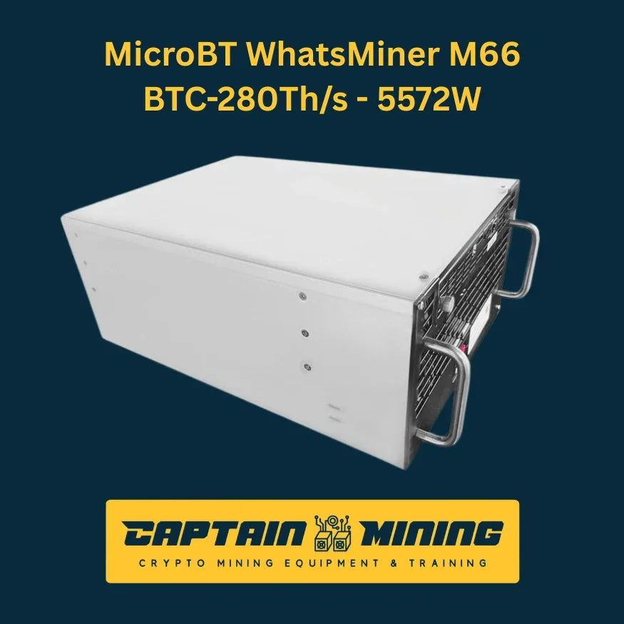 MicroBT WhatsMiner M66 BTC 280TH/s 5572W - Bitcoin Mining Equipment - CaptainMining
