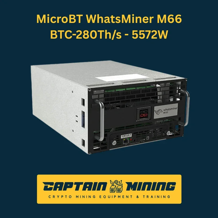MicroBT WhatsMiner M66 BTC-280TH/s 5572W - Bitcoin Mining Equipment - CaptainMining