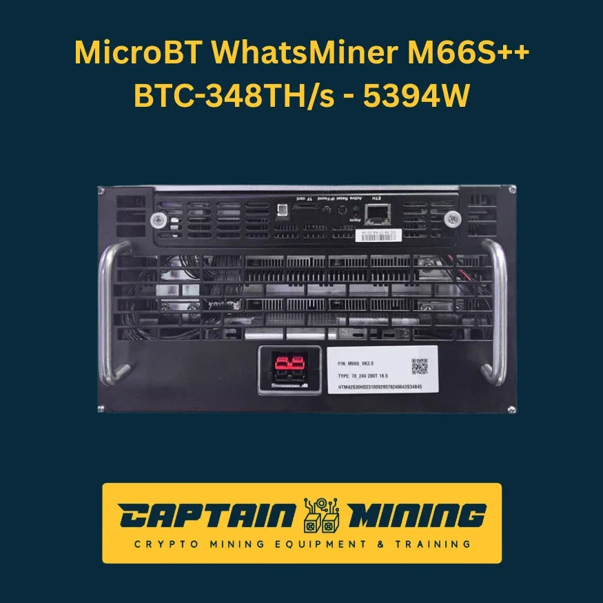 Refroidissement par immersion pour mineur de Bitcoin MicroBT WhatsMiner M66S++ 348T 5394W Image secondaire du produit